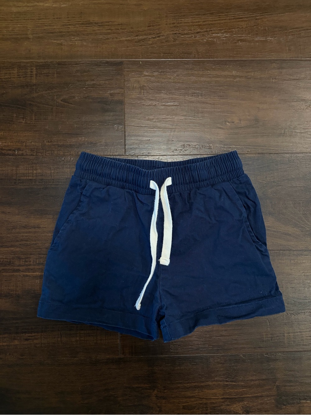 Southern Smocked Company Boys 5 Navy Blue Shorts Drawstring Elastic Waist